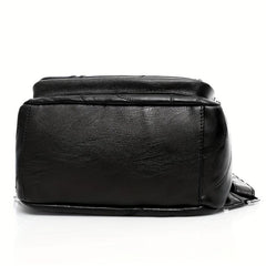 Women's Solid Backpack All Match Travel Bag