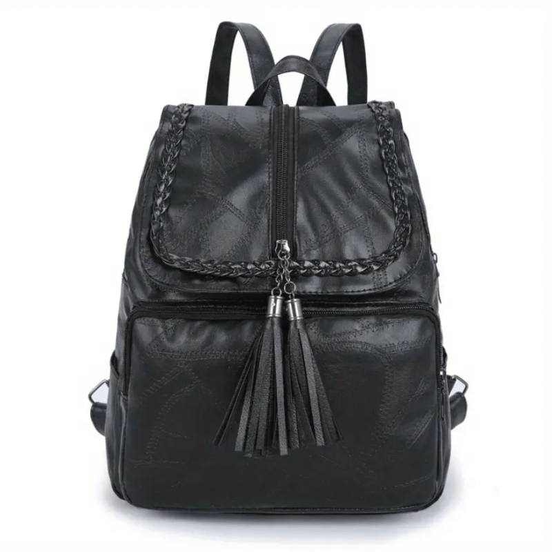 Women's Solid Backpack All Match Travel Bag