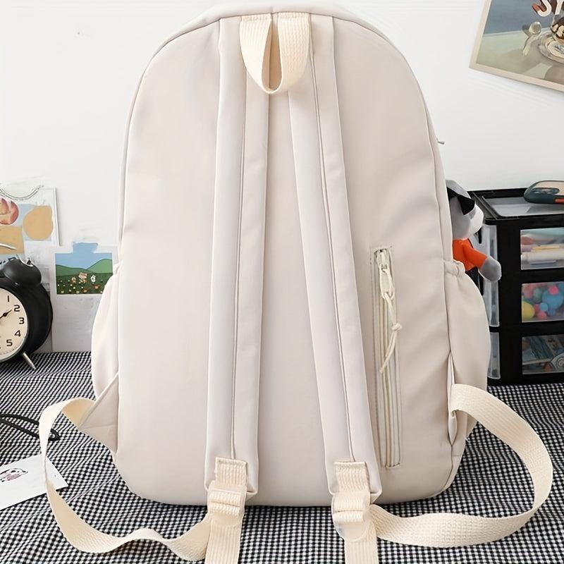 Preppy School Backpack Large Capacity Laptop Backpack