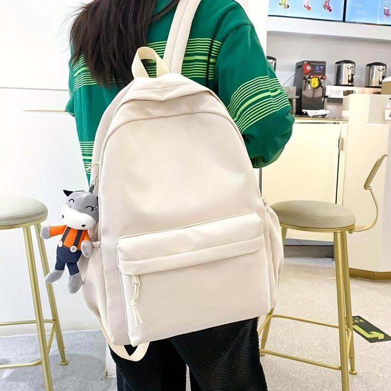 Preppy School Backpack Large Capacity Laptop Backpack