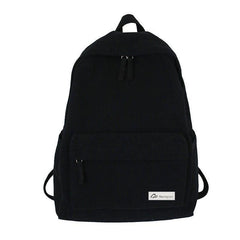 Minimalist Solid Backpack School Rucksack