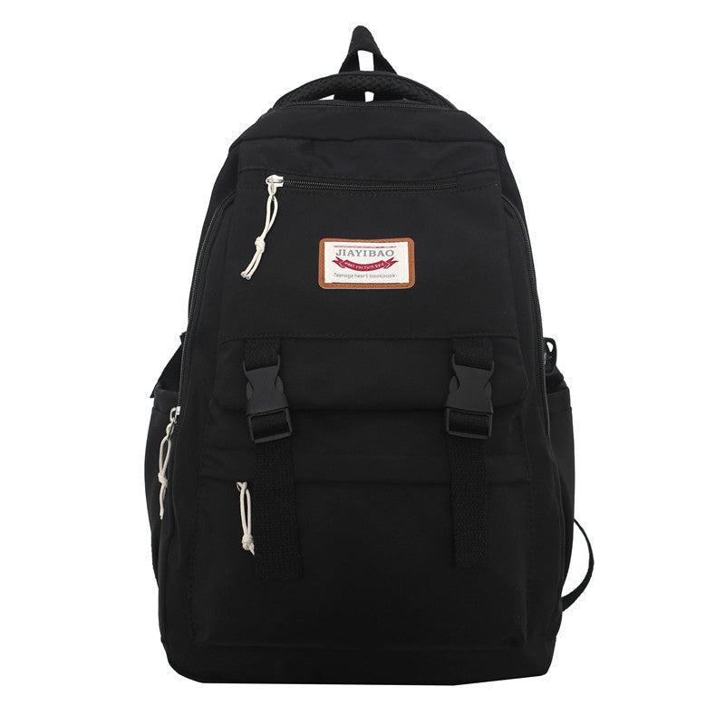 Preppy Style Student Bookbag Casual Nylon Travel School Bag