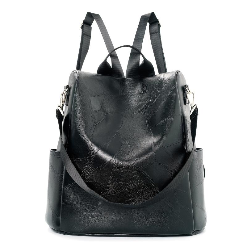 Vintage Geometric Pattern Backpack for Travel Women's All Match Bag