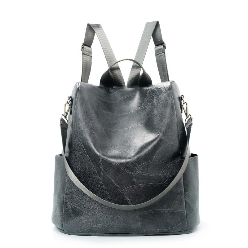 Vintage Geometric Pattern Backpack for Travel Women's All Match Bag