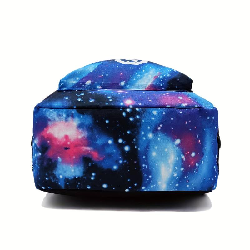 Luminous Star Pattern School Bag Large Capacity Zipper Backpack