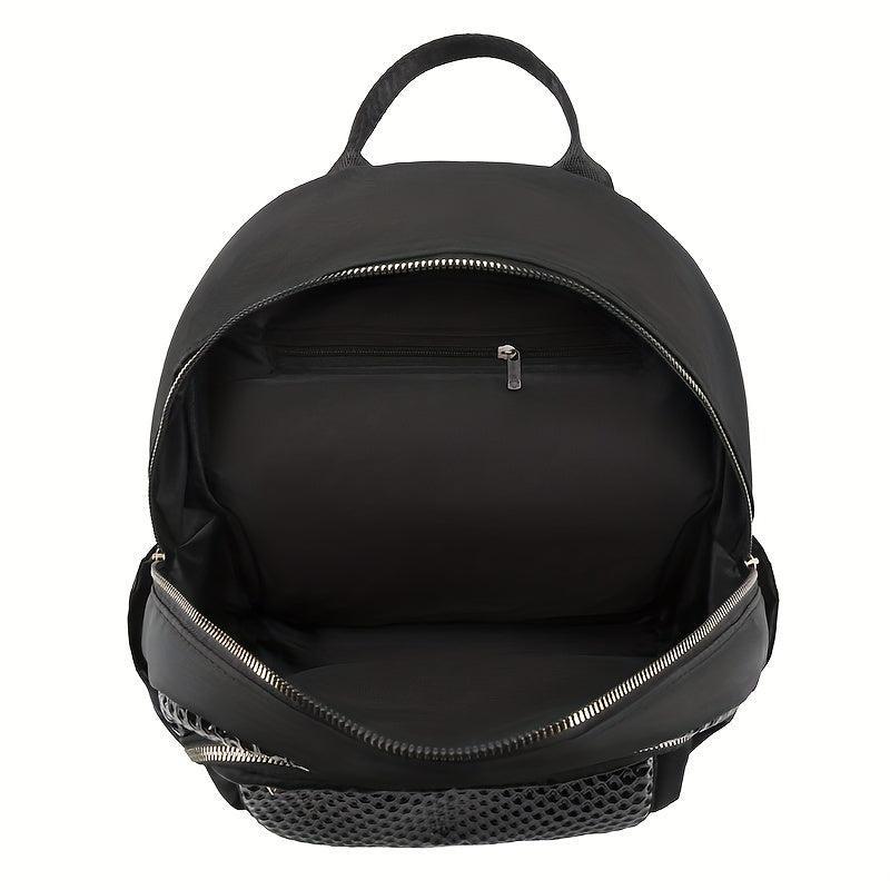 Casual Geometric Embossed Backpack
