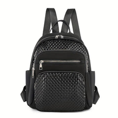 Casual Geometric Embossed Backpack