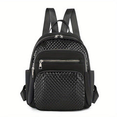Casual Geometric Embossed Backpack