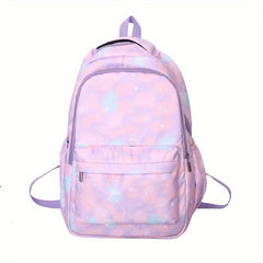 Colorful Zipper Backpack Large Capacity School Bag for Students