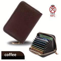 Anti Theft Brush Credit Card Bag for Men