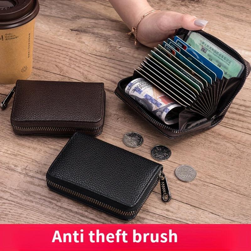 Anti Theft Brush Credit Card Bag for Men