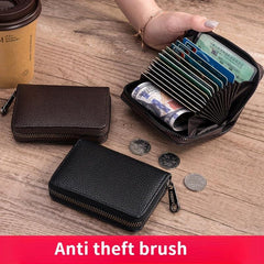 Anti Theft Brush Credit Card Bag for Men