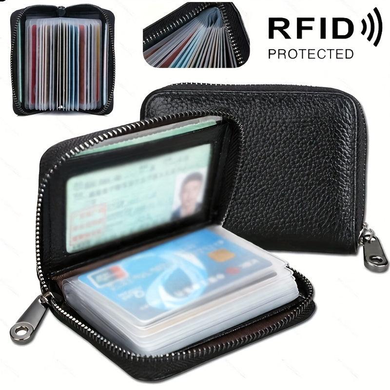 Anti Theft Brush Credit Card Bag for Men