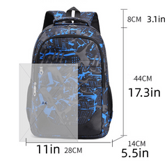Men's Backpack Student Bag Three Piece Set Outdoor Travel Mountaineering Bag