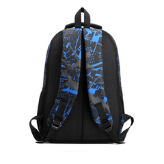 Men's Backpack Student Bag Three Piece Set Outdoor Travel Mountaineering Bag