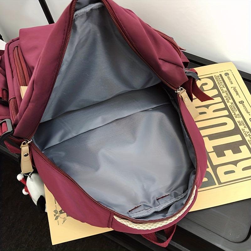 Vintage Large Capacity Backpack for Students