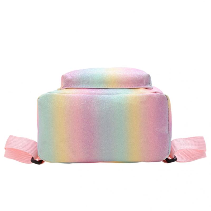 Colorful Gradient Backpack Women's Versatile Purse & Backpack
