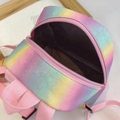 Colorful Gradient Backpack Women's Versatile Purse & Backpack