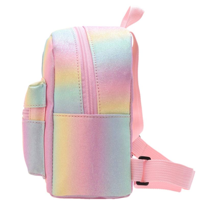 Colorful Gradient Backpack Women's Versatile Purse & Backpack