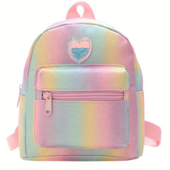 Colorful Gradient Backpack Women's Versatile Purse & Backpack