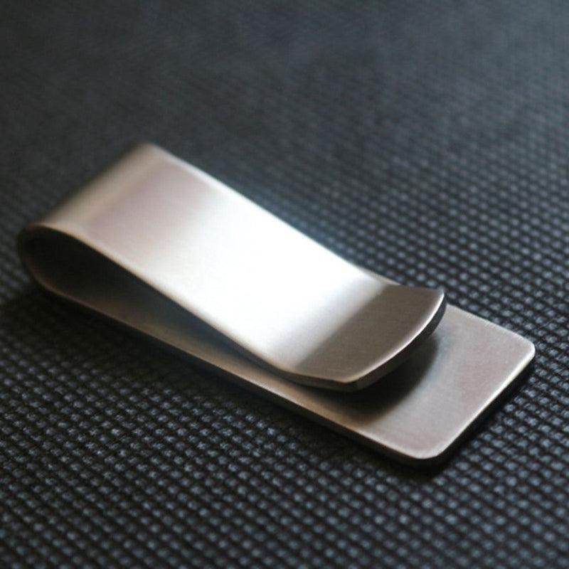 Stainless Steel Slim Clips Money Clip Credit Card Cash Holder