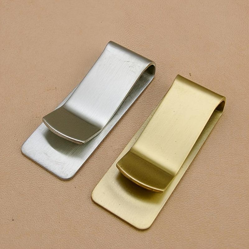 Stainless Steel Slim Clips Money Clip Credit Card Cash Holder