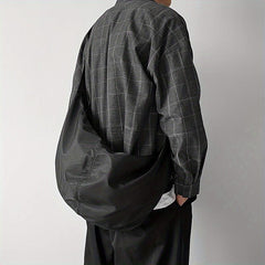Large Capacity Sling Bag For Men Solid Crossbody Bag Hanging Out & Commute