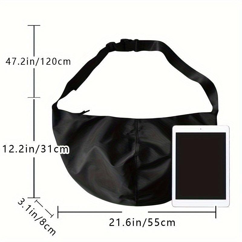 Large Capacity Sling Bag For Men Solid Crossbody Bag Hanging Out & Commute