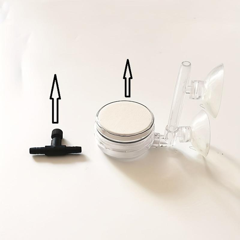 Nano Bubble Stone Kit with Control Valve for Aquarium Oxygen Diffusion