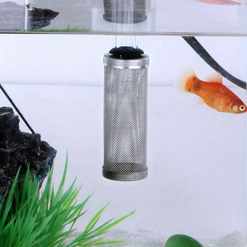 Stainless Steel Aquarium Filter Fish Protect Inlet Basket Mesh Shrimp Guard