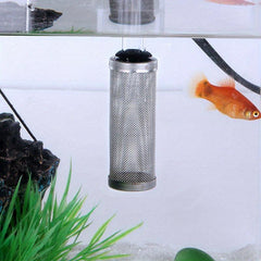 Stainless Steel Aquarium Filter Fish Protect Inlet Basket Mesh Shrimp Guard
