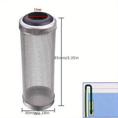 Stainless Steel Aquarium Filter Fish Protect Inlet Basket Mesh Shrimp Guard