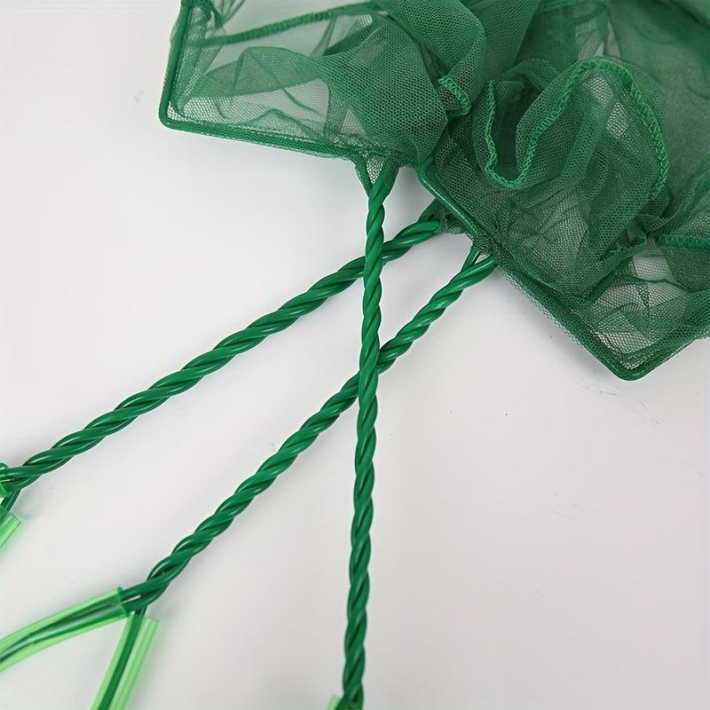 Set of 4 Small Mesh Fish Nets 3 4 5 6 with Plastic Handle