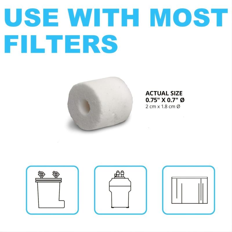 Aquarium Biofiltration Ceramic Rings - Reduce Ammonia & Nitrite