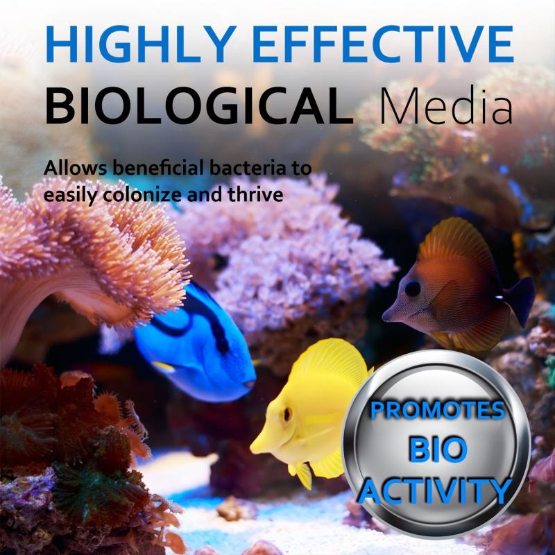 Aquarium Biofiltration Ceramic Rings - Reduce Ammonia & Nitrite
