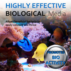 Aquarium Biofiltration Ceramic Rings - Reduce Ammonia & Nitrite