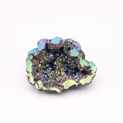 Agate Gemstone Ornaments Natural Stone Electroplated Finish