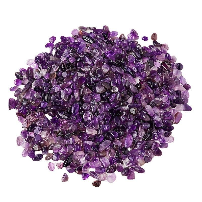 Amethyst Chips Crushed Stones for Positive Energy 0.22lb