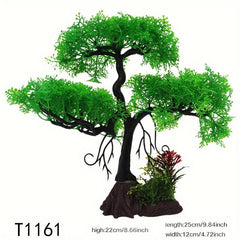 Plastic Simulation Tree Decorations for Aquariums