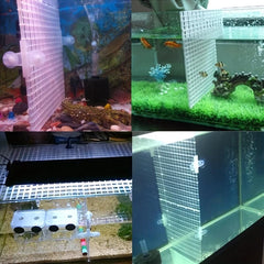 Aquarium Bottom Grid Plate Fish Tank Isolation Board Plastic Divider Tray