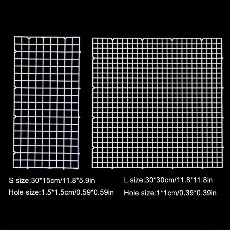 Aquarium Bottom Grid Plate Fish Tank Isolation Board Plastic Divider Tray