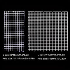 Aquarium Bottom Grid Plate Fish Tank Isolation Board Plastic Divider Tray