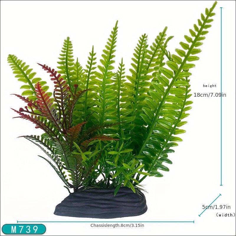 Aquatic Plant Aquarium Plastic Ornament