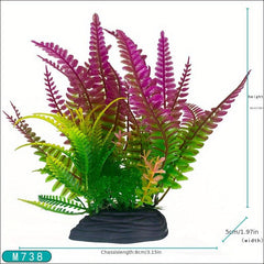 Aquatic Plant Aquarium Plastic Ornament