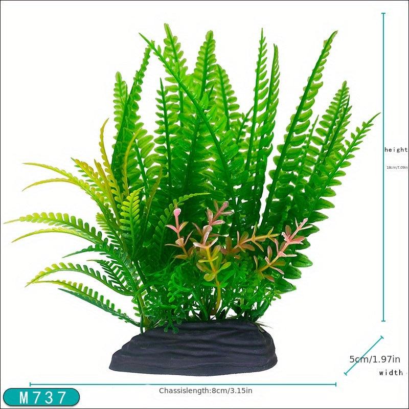 Aquatic Plant Aquarium Plastic Ornament
