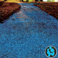 Glowing Stone Rocks Glow In The Dark Pebbles Solar Powered Aquarium
