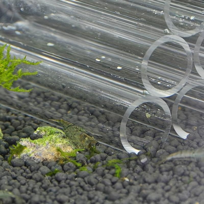 Acrylic Aquarium Shelter for Fish and Shrimp, 3 6 Tube, Perfect Hideout