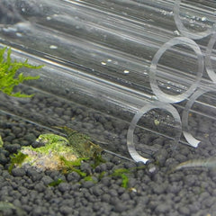 Acrylic Aquarium Shelter for Fish and Shrimp, 3 6 Tube, Perfect Hideout