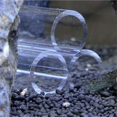 Acrylic Aquarium Shelter for Fish and Shrimp, 3 6 Tube, Perfect Hideout