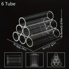 Acrylic Aquarium Shelter for Fish and Shrimp, 3 6 Tube, Perfect Hideout